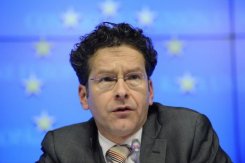 El presidente del Eurogrupo, Jeroen Dijjselbloem, el 25 de marzo de 2013 en Bruselas.