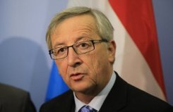 El primer ministro de Luxemburgo, Jean Claude Juncker, da una rueda de prensa el 18 de marzo de 2013 en Viena