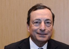 El presidente del Banco Central Europeo, Mario Draghi, el 26 de junio de 2013 en la Asamblea Nacional francesa, en París